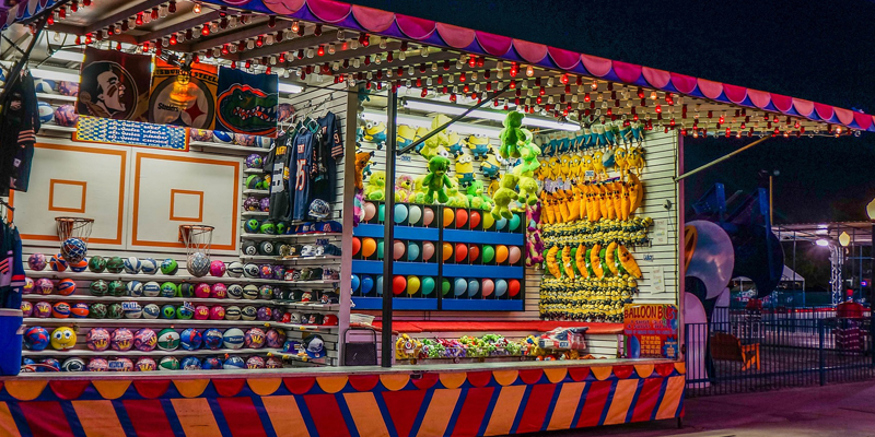 Laundry Basket Skee Ball