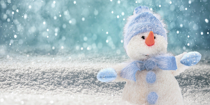 Paper Bag Snowman Puppet